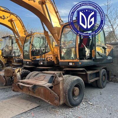 ขายรถขุดล้อยาง Hyundai 210W-9 มือสอง | มีประสิทธิภาพและพร้อมส่งออก