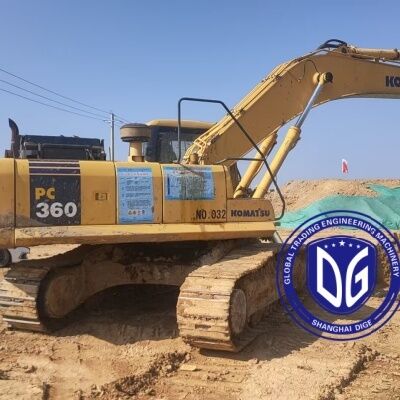 ญี่ปุ่น ใช้ Komatsu Excavator PC360Hydraulic Excavator 36 ตัน ใช้ Excavator ในคลัง