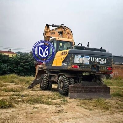 รถขุดล้อยาง Hyundai 210W-9VS มือสองสำหรับขาย รถขุด 21 ตันขายดี