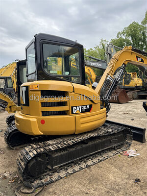 เครื่องขุด Caterpillar 303.5E 3.5t มือสองในคลัง พร้อมกับราคาถูก เครื่องขุดที่แข็งแรง ทนทาน