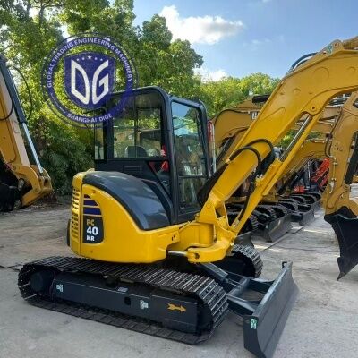 มือสองญี่ปุ่น Komatsu PC40 Mini Excavator 4 ตัน เครื่องขุดไฮดรอลิกขนาดเล็ก เวลาทํางานต่ํา