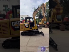 ใช้ 306E 6T Caterpillar Crawler รถขุดขนาดเล็ก ระบบควบคุมการตอบสนองรวดเร็ว